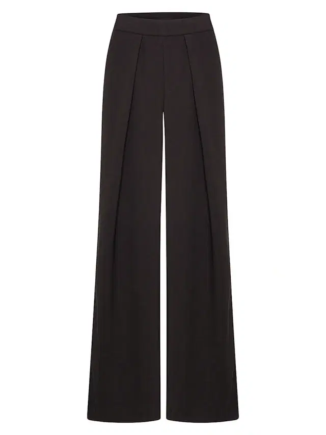 Artemis Diciero Women's Marissa High-Rise Wide Leg Pants - Black
