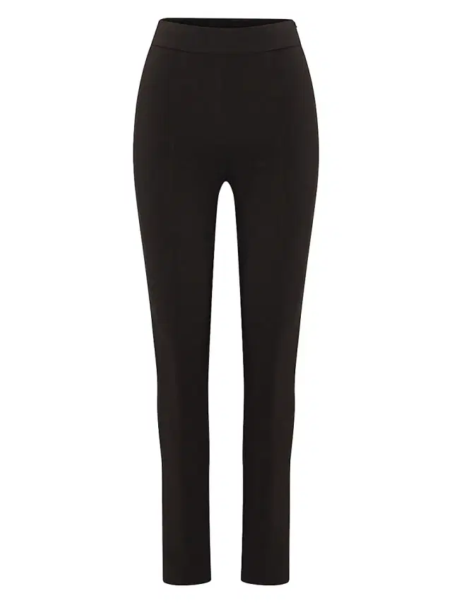Women's Elvira Crepe Slim-Fit Cigarette Pants - Black