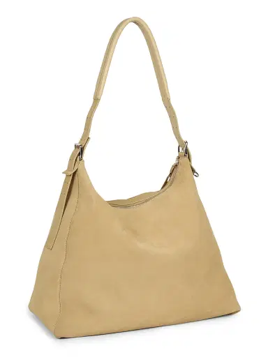 Lemaire Men's Belted Suede Hobo Bag | Thumbnail 4 Lemaire Men's Belted Suede Hobo Bag | Thumbnail 4