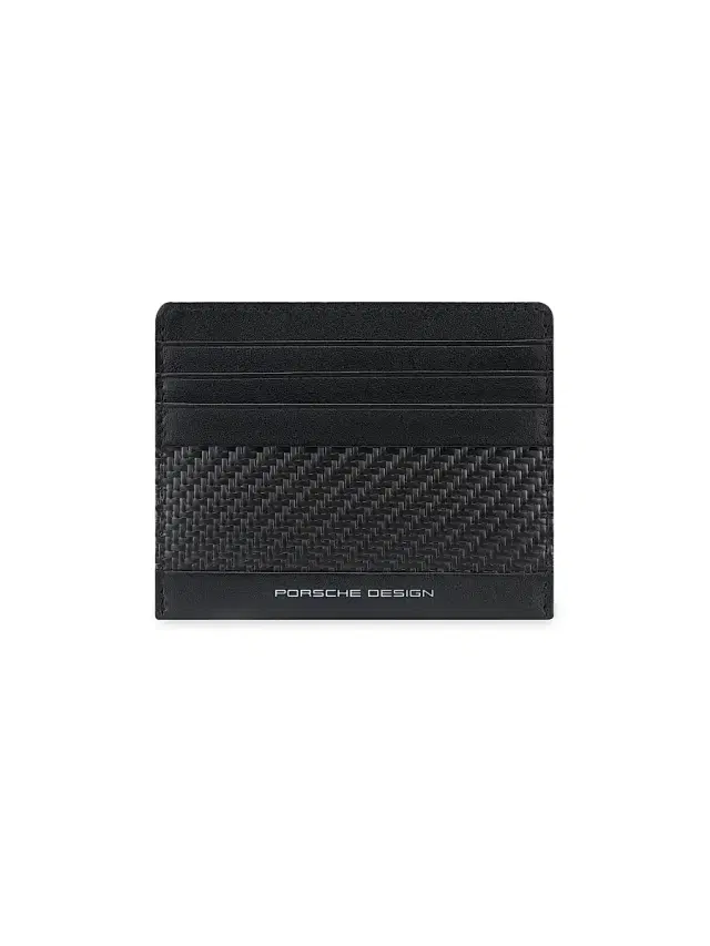Men's Carbon Fiber Card Holder - Black