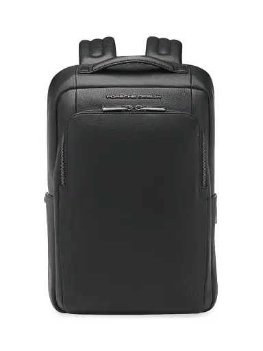Porsche Design Men's Roadster Leather Backpack - Black | Thumbnail 9 Porsche Design Men's Roadster Leather Backpack - Black | Thumbnail 9