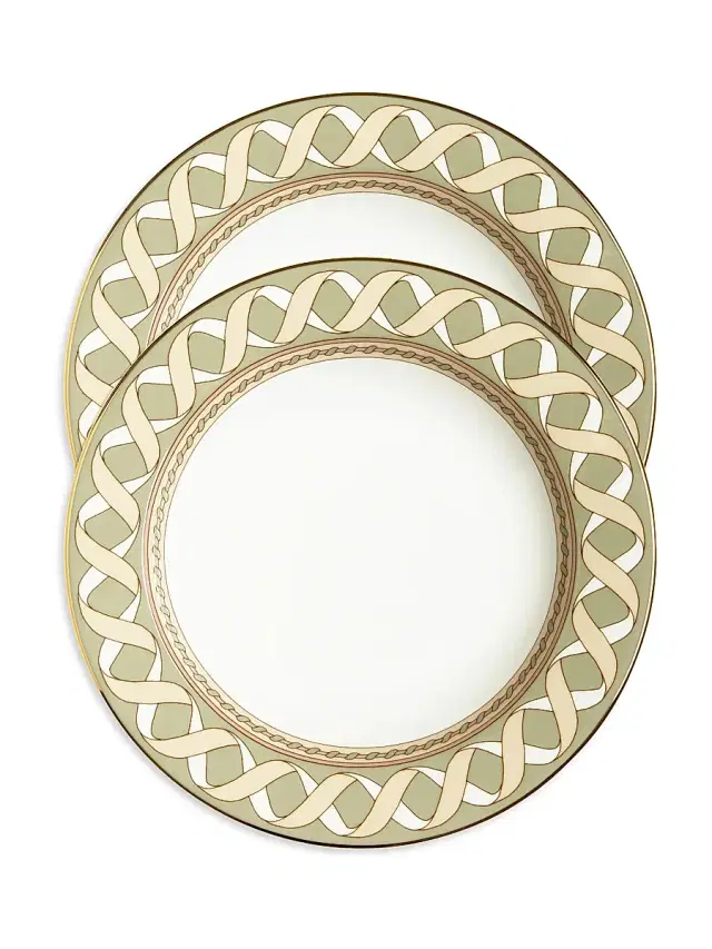 La DoubleJ Soup Plates Set of 2 - Odysseus Pistachio