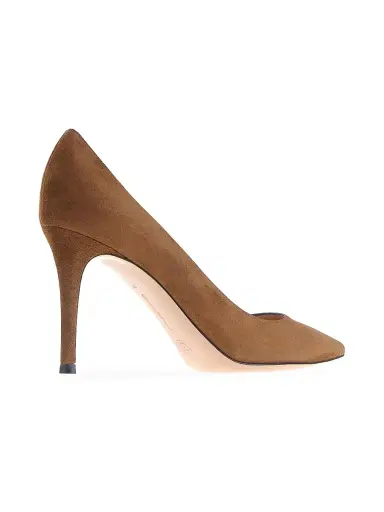 Gianvito Rossi Women's Texas 85MM Suede Pumps - Texas - Size 12 | Thumbnail 3