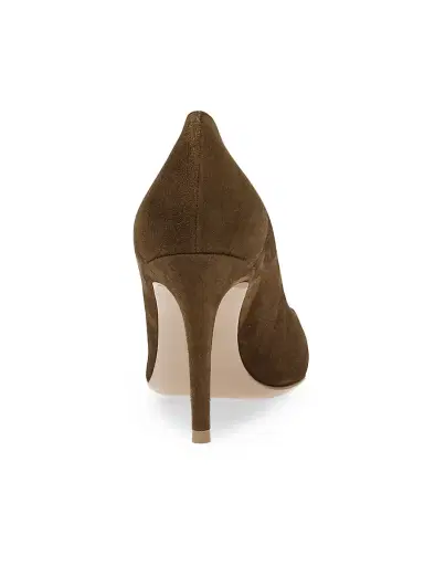 Gianvito Rossi Women's Texas 85MM Suede Pumps - Texas - Size 12 | Thumbnail 4