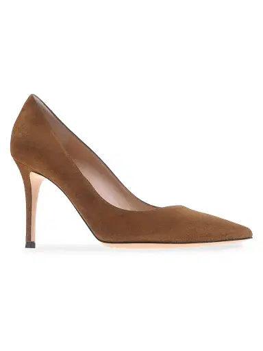 Gianvito Rossi Women's Texas 85MM Suede Pumps - Texas - Size 12 | Thumbnail 1