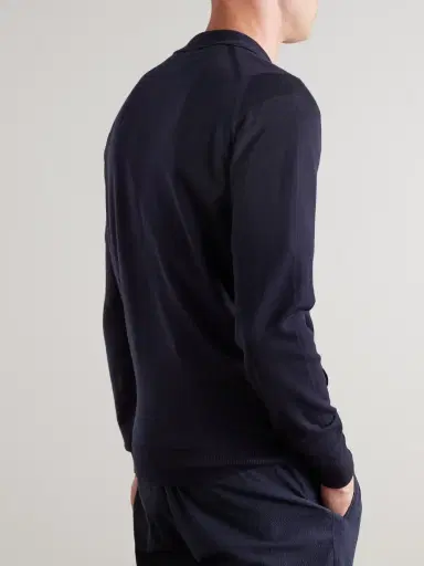 John Smedley Alston Slim-Fit Merino Wool Zip-Up Cardigan - Men | Thumbnail 3 John Smedley Alston Slim-Fit Merino Wool Zip-Up Cardigan - Men | Thumbnail 3