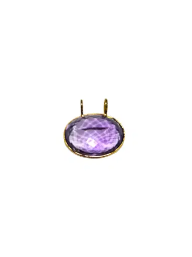 Wish Fine Jewelry Amethyst Tourmaline 18K Gold Necklace | Thumbnail 1 Wish Fine Jewelry Amethyst Tourmaline 18K Gold Necklace | Thumbnail 1