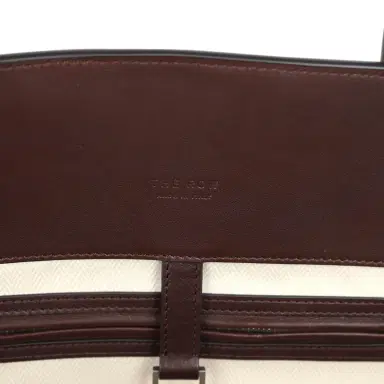 The Row The Row Marlo Tote Bag Chestnut Saddle Leather Silver Hardware | Thumbnail 11 The Row The Row Marlo Tote Bag Chestnut Saddle Leather Silver Hardware | Thumbnail 11