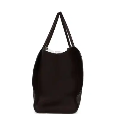 The Row The Row Marlo Tote Bag Chestnut Saddle Leather Silver Hardware | Thumbnail 3 The Row The Row Marlo Tote Bag Chestnut Saddle Leather Silver Hardware | Thumbnail 3