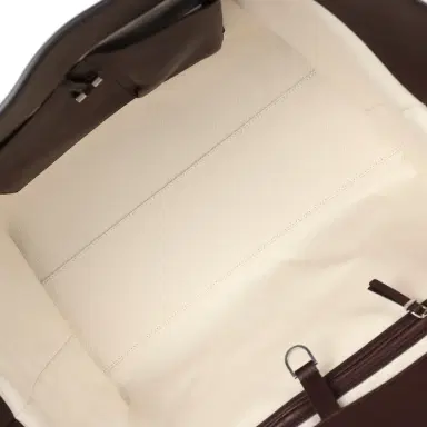 The Row The Row Marlo Tote Bag Chestnut Saddle Leather Silver Hardware | Thumbnail 8 The Row The Row Marlo Tote Bag Chestnut Saddle Leather Silver Hardware | Thumbnail 8