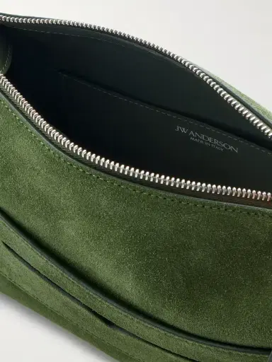 JW Anderson Loafer Embroidered Suede Shoulder Bag | Thumbnail 5 JW Anderson Loafer Embroidered Suede Shoulder Bag | Thumbnail 5