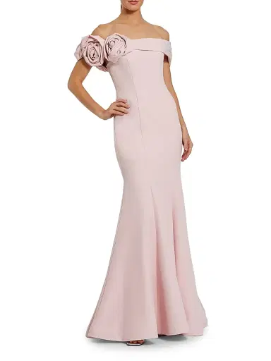 Mac Duggal Women's Ieena One Satin Off-The-Shoulder Gown | Thumbnail 1