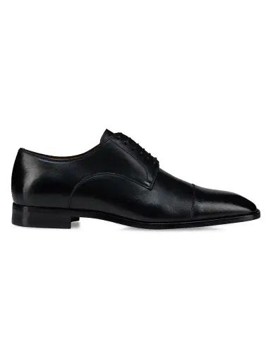 Christian Louboutin Men's Top 5 Leather Derby Shoes - Black - Size 12 | Thumbnail 1 Christian Louboutin Men's Top 5 Leather Derby Shoes - Black - Size 12 | Thumbnail 1