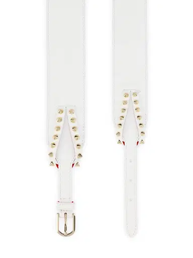 Christian Louboutin Women's Cabata Belt - Bianco | Thumbnail 2 Christian Louboutin Women's Cabata Belt - Bianco | Thumbnail 2