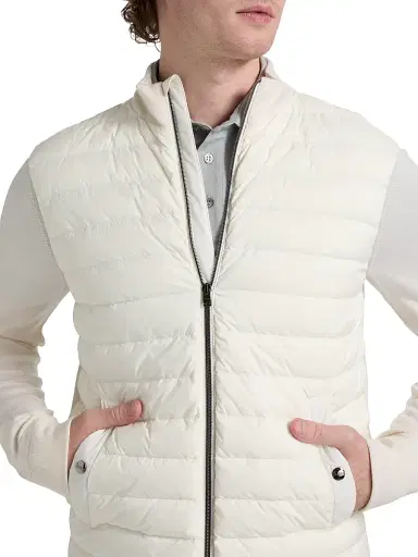 HERNO Men's Wool & Silk Quilted Bomber Jacker - Taupe - Size 48 | Thumbnail 6 HERNO Men's Wool & Silk Quilted Bomber Jacker - Taupe - Size 48 | Thumbnail 6
