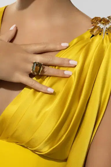 TONY DUQUETTE Citrine Diamond Ring | Thumbnail 2