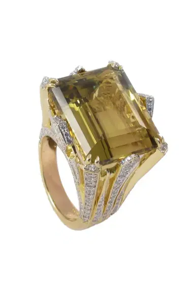 TONY DUQUETTE Citrine Diamond Ring | Thumbnail 1