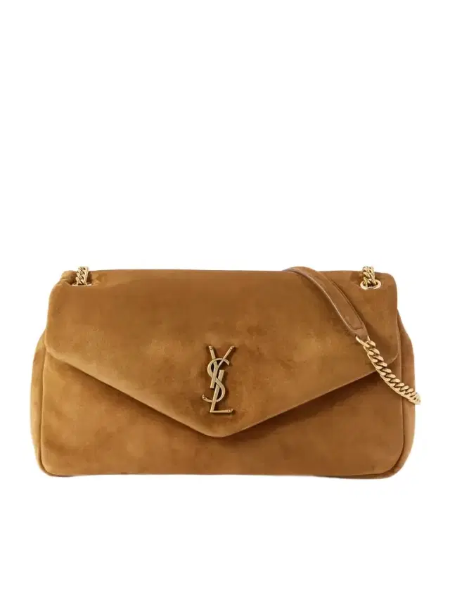 Calypso Large Padded Suede Shoulder Bag