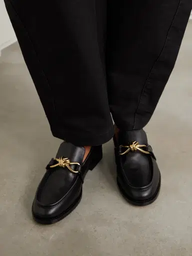 Bottega Veneta Astaire Embellished Leather Loafers | Thumbnail 2 Bottega Veneta Astaire Embellished Leather Loafers | Thumbnail 2
