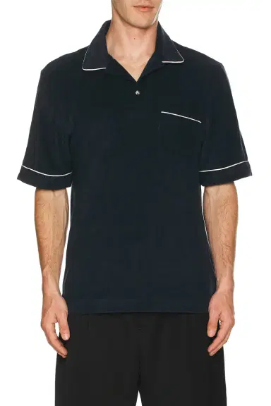 Moncler Short Sleeve Polo | Thumbnail 4 Moncler Short Sleeve Polo | Thumbnail 4
