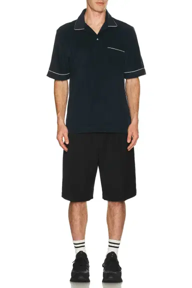 Moncler Short Sleeve Polo | Thumbnail 5 Moncler Short Sleeve Polo | Thumbnail 5