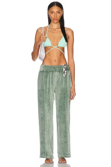 PRISCAVera Velour Track Pant | Thumbnail 5