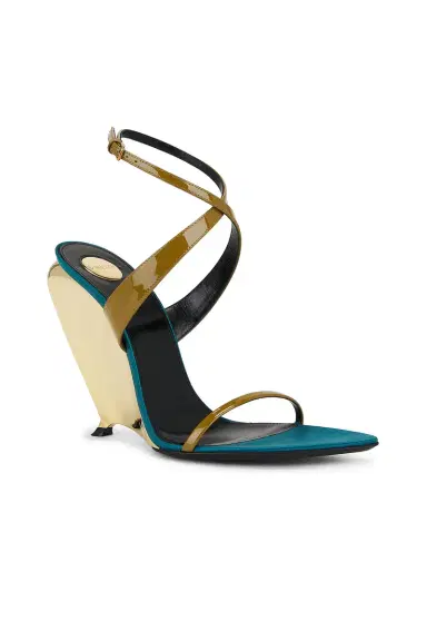Saint Laurent Gippy Wedge Sandal | Thumbnail 2 Saint Laurent Gippy Wedge Sandal | Thumbnail 2