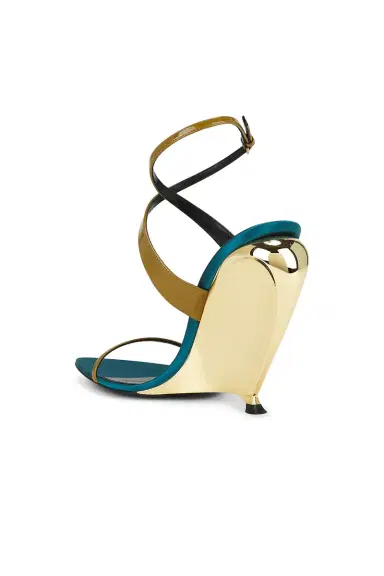 Saint Laurent Gippy Wedge Sandal | Thumbnail 3 Saint Laurent Gippy Wedge Sandal | Thumbnail 3