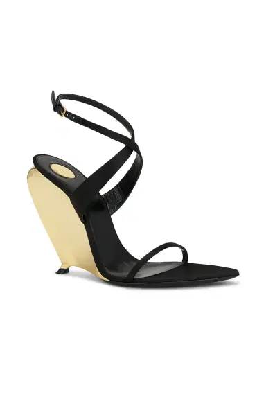 Saint Laurent Gippy Wedge Sandal | Thumbnail 2 Saint Laurent Gippy Wedge Sandal | Thumbnail 2