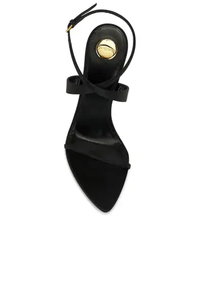 Saint Laurent Gippy Wedge Sandal | Thumbnail 4 Saint Laurent Gippy Wedge Sandal | Thumbnail 4