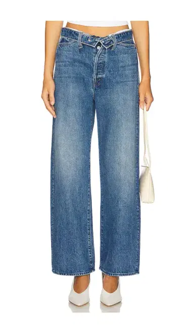 MOTHER The Fold Over Dodger Ankle Jeans | Thumbnail 1 MOTHER The Fold Over Dodger Ankle Jeans | Thumbnail 1