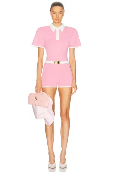 Rowen Rose Short Sleeve Romper | Thumbnail 1