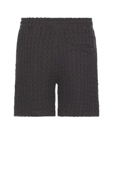 OAS Nearly Black Porto Waffle Shorts | Thumbnail 4