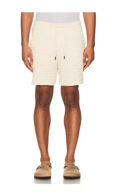 OAS Ecru Porto Waffle Shorts | Thumbnail 1 OAS Ecru Porto Waffle Shorts | Thumbnail 1