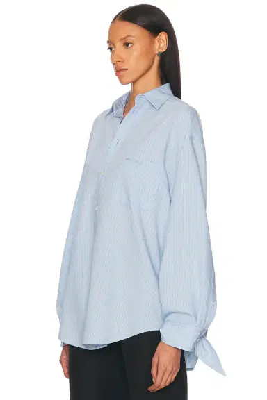 Balenciaga Knotted Cuff Blouse | Thumbnail 2
