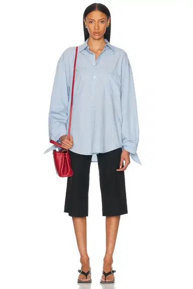 Balenciaga Knotted Cuff Blouse | Thumbnail 4