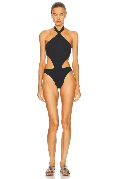 Alaïa Trikini One Piece Swimsuit | Thumbnail 1 Alaïa Trikini One Piece Swimsuit | Thumbnail 1