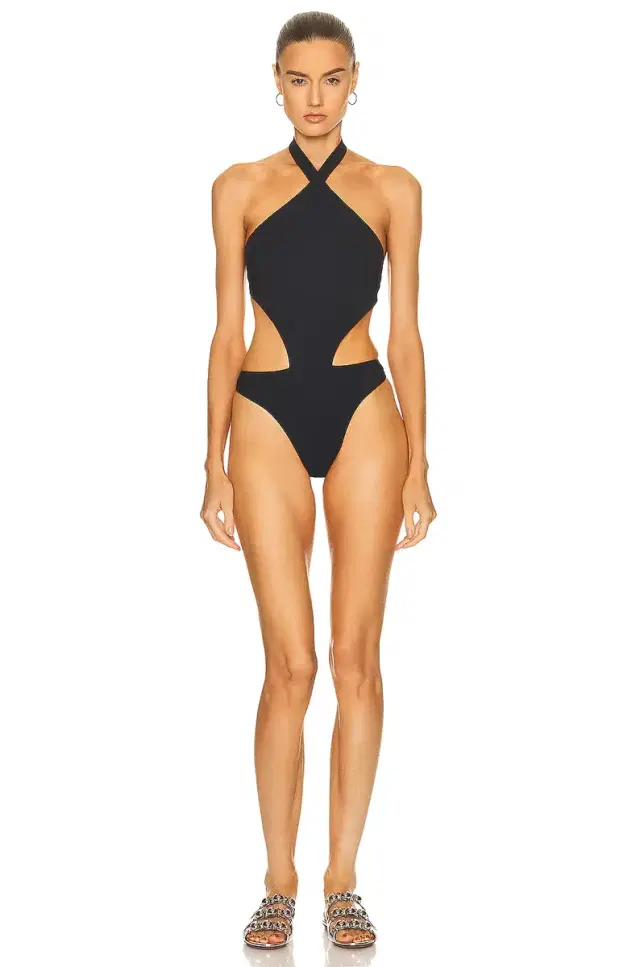 ALAÏA Trikini One Piece Swimsuit