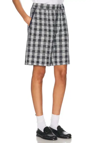 Guest In Residence Gingham Bermuda Short | Thumbnail 4