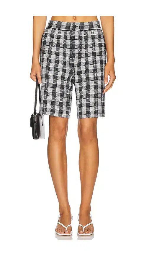 Guest In Residence Gingham Bermuda Short