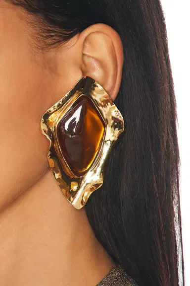 Saint Laurent Resin Earrings | Thumbnail 2 Saint Laurent Resin Earrings | Thumbnail 2