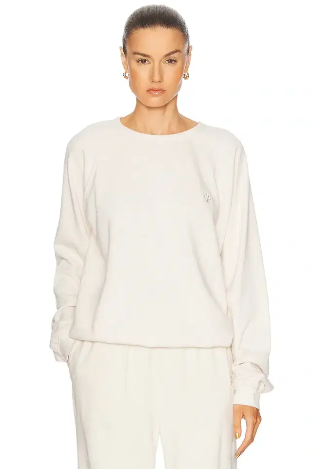 Oversized Lightweight French Terry Raglan Sweatshirt