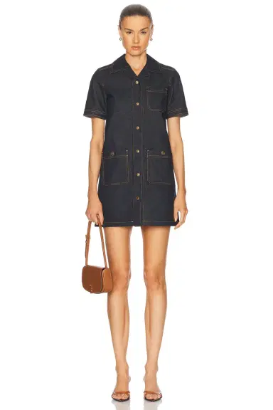 Moncler Button Up Mini Dress | Thumbnail 1