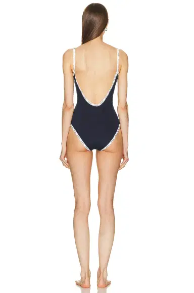 Moncler Scoop Neck One Piece Swimsuit | Thumbnail 3 Moncler Scoop Neck One Piece Swimsuit | Thumbnail 3