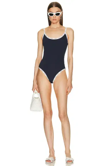 Moncler Scoop Neck One Piece Swimsuit | Thumbnail 4 Moncler Scoop Neck One Piece Swimsuit | Thumbnail 4
