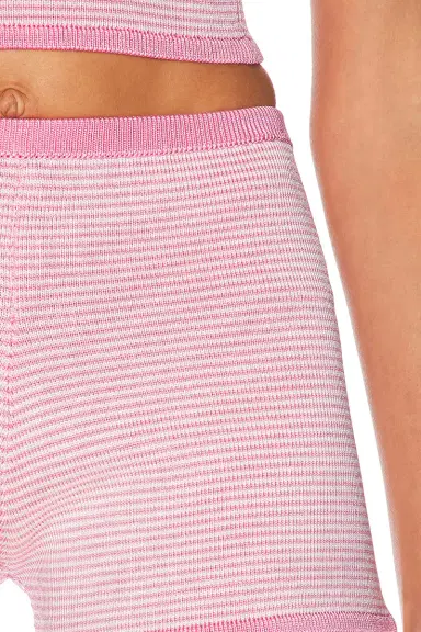Calle Del Mar Micro Stripe Lycra Mini Short | Thumbnail 6