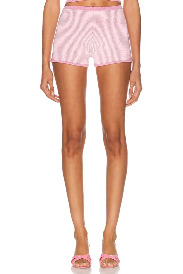 Calle Del Mar Micro Stripe Lycra Mini Short