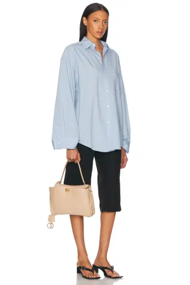 Balenciaga Rodeo Embossed Croc Small Top Handle Bag | Thumbnail 2