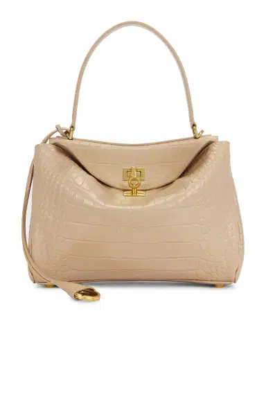 Balenciaga Rodeo Embossed Croc Small Top Handle Bag | Thumbnail 3