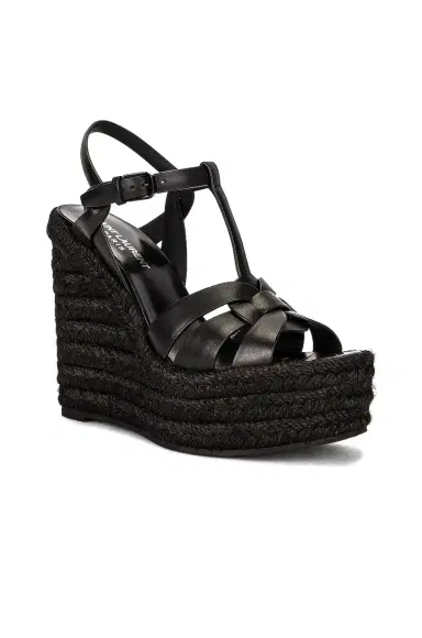 Saint Laurent Tribute Espadrille Wedge Sandals | Thumbnail 2